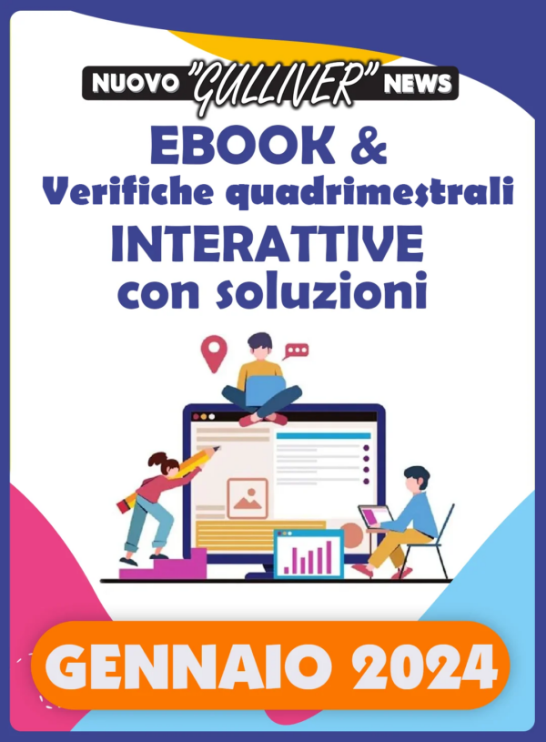 Ebook & Verifiche Quadrimestrali Interattive - Gennaio 2024 (Versione per l'insegnante)